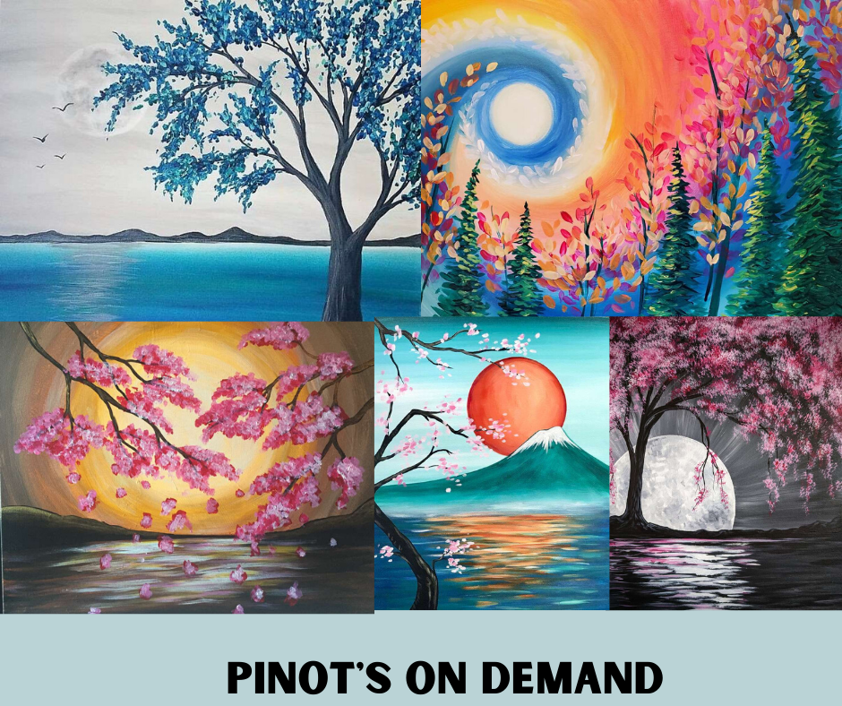 Pinot's on Demand - Click to see our Take Home Paintings